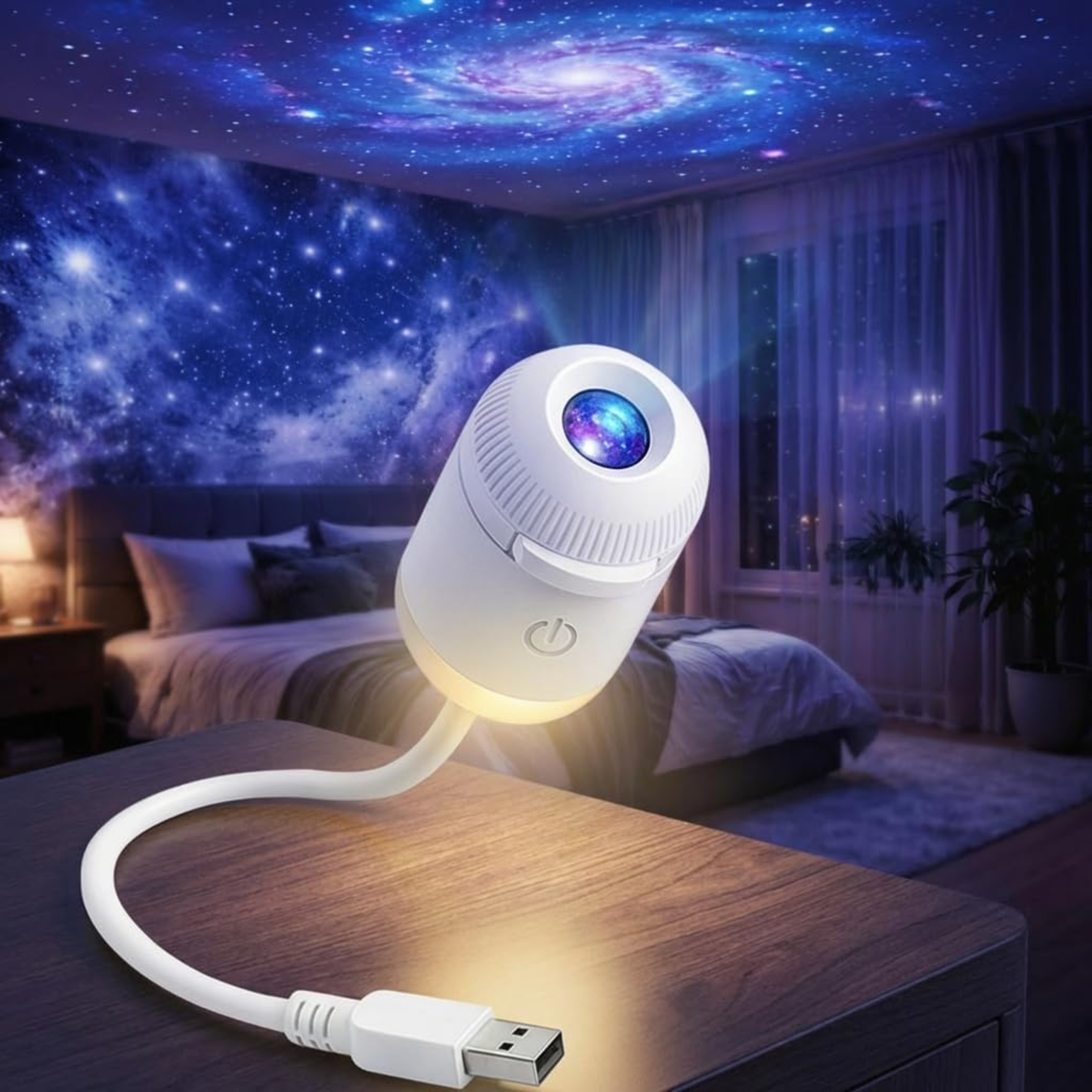 GalaxyMini™ 2-in-1 Night Light Projector